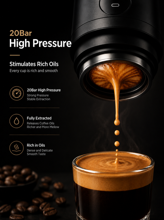 Portable Espresso Machine, Self-Heating